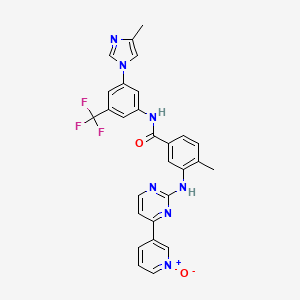 Chemical structure of Nilotinib N-Oxide