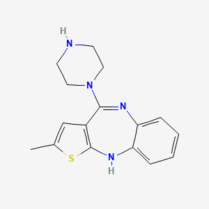Chemical structure of Desmethylolanzapine