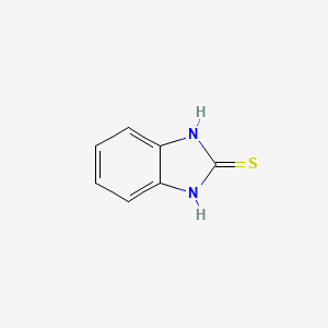 Chemical structure of 2-Mercaptobenzimidazole