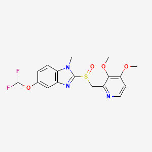 Chemical structure of N1-Methyl pantoprazole