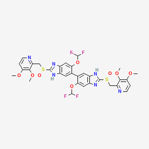 Chemical structure of Pantoprazole dimer