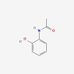 Chemical structure of 2-Acetamidophenol