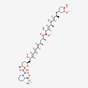 Chemical structure of Secorapamycin sodium
