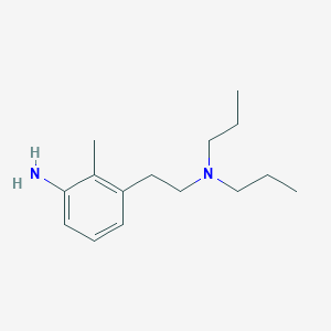 Chemical structure of 3-Amino-2-methyl-N,N-dipropylbenzeneethanamine