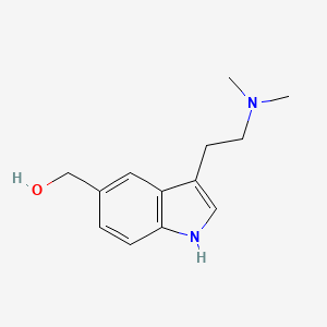 Chemical structure of 5-Hydroxymethyl-N,N-dimethyltryptamine
