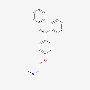 Chemical structure of Desethyl tamoxifen