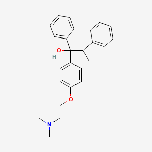 Chemical structure of alpha-(4-(2-(Dimethylamino)ethoxy)phenyl)-beta-ethyl-alpha-phenylbenzeneethanol