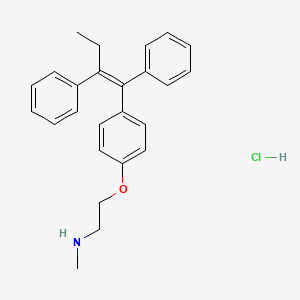 Chemical structure of N-Desmethyltamoxifen hydrochloride