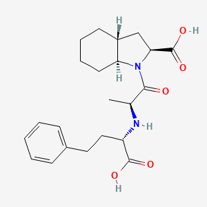 Chemical structure of Trandolaprilat