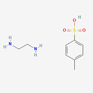 Chemical structure of 1,2-Ethanediamine, 4-methylbenzenesulfonate (1:?)