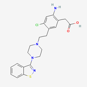 Chemical structure of 1,2-Seco-ziprasidone