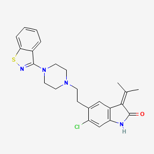 Chemical structure of Isopropylidene ziprasidone