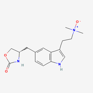 Chemical structure of Zolmitriptan N-Oxide