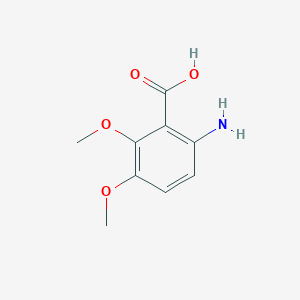 Chemical structure of 6-amino-2,3-dimethoxy-benzoic Acid