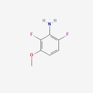 Chemical structure of 2,6-Difluoro-3-methoxyaniline