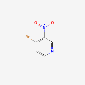 Chemical structure of 4-Bromo-3-nitropyridine