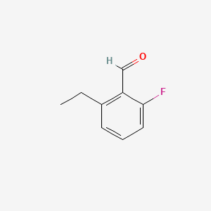 Chemical structure of 2-Ethyl-6-fluorobenzaldehyde