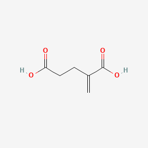 Chemical structure of 2-Methyleneglutaric acid