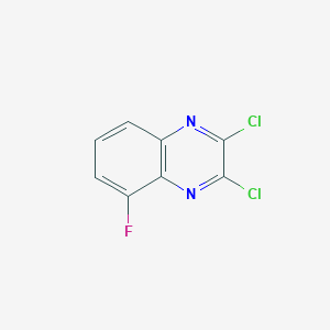 Chemical structure of 2,3-Dichloro-5-fluoroquinoxaline
