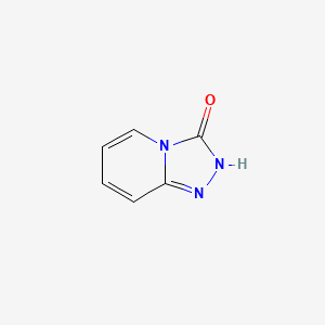 Chemical structure of 1,2,4-Triazolo(4,3-a)pyridin-3(2H)-one