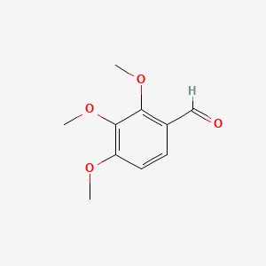 Chemical structure of 2,3,4-Trimethoxybenzaldehyde