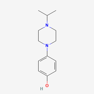 Chemical structure of p-(4-Isopropyl-1-piperazinyl)phenol