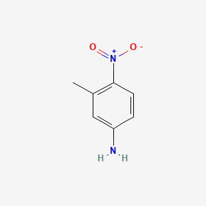 Chemical structure of 4-Nitro-m-toluidine