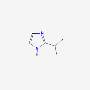 Chemical structure of 1H-Imidazole, 2-(1-methylethyl)-