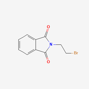Chemical structure of 1H-Isoindole-1,3(2H)-dione, 2-(2-bromoethyl)-