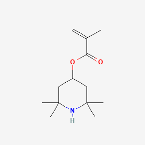 Chemical structure of 2,2,6,6-Tetramethyl-4-piperidyl methacrylate