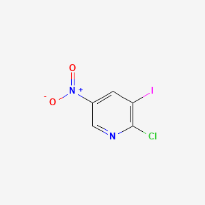 Chemical structure of 2-Chloro-3-iodo-5-nitropyridine