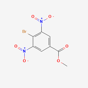 Chemical structure of Methyl 4-bromo-3,5-dinitrobenzoate