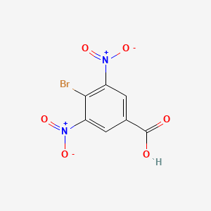 Chemical structure of 4-Bromo-3,5-dinitrobenzoic acid