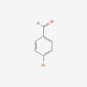 Chemical structure of 4-Bromobenzaldehyde