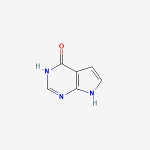 Chemical structure of 7-Deazahypoxanthine