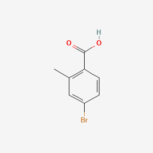 Chemical structure of 4-Bromo-2-methylbenzoic acid