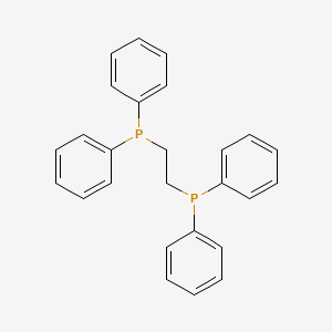 Chemical structure of 1,2-Bis(diphenylphosphino)ethane