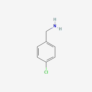 Chemical structure of 4-Chlorobenzylamine