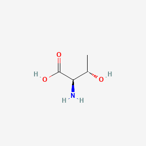 Chemical structure of D-Threonine