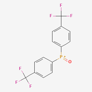 Chemical structure of Bis(4-(trifluoromethyl)phenyl)phosphine oxide