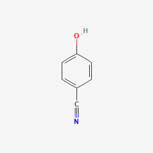 Chemical structure of 4-Cyanophenol
