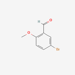 Chemical structure of 5-Bromo-2-methoxybenzaldehyde