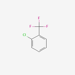 Chemical structure of 1-Chloro-2-(trifluoromethyl)benzene