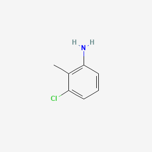 Chemical structure of 3-Chloro-2-methylaniline