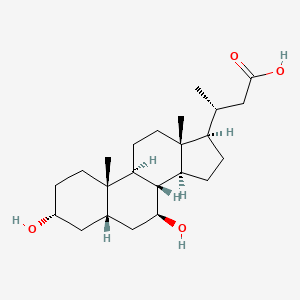 Chemical structure of Norucholic Acid