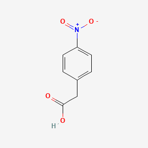 Chemical structure of (4-Nitrophenyl)acetic acid