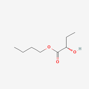Chemical structure of Butyl (2S)-2-hydroxybutanoate