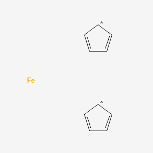 Chemical structure of Ferrocene