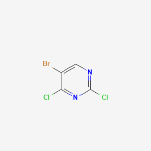 Chemical structure of 5-Bromo-2,4-dichloropyrimidine