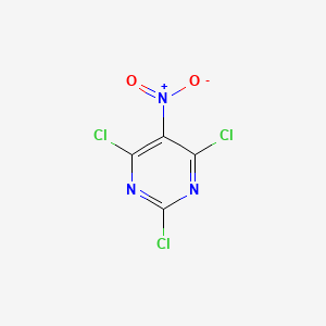 Chemical structure of 2,4,6-Trichloro-5-nitropyrimidine